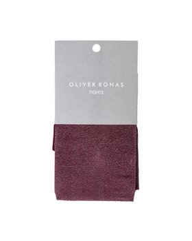 Burgundy Glitter Tights