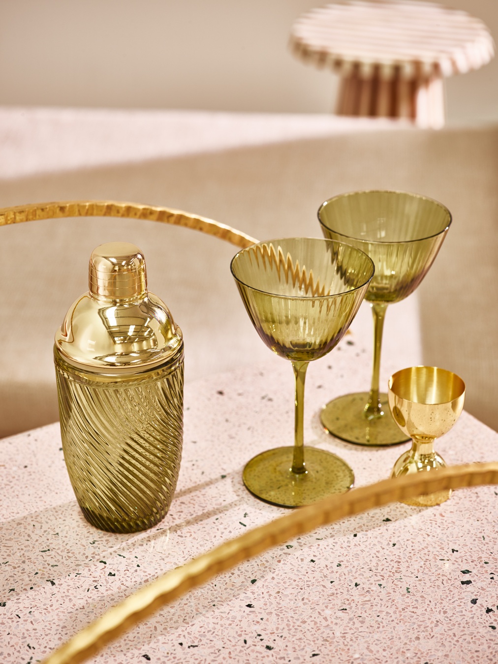 Cocktail Shaker & Glasses Gift Set