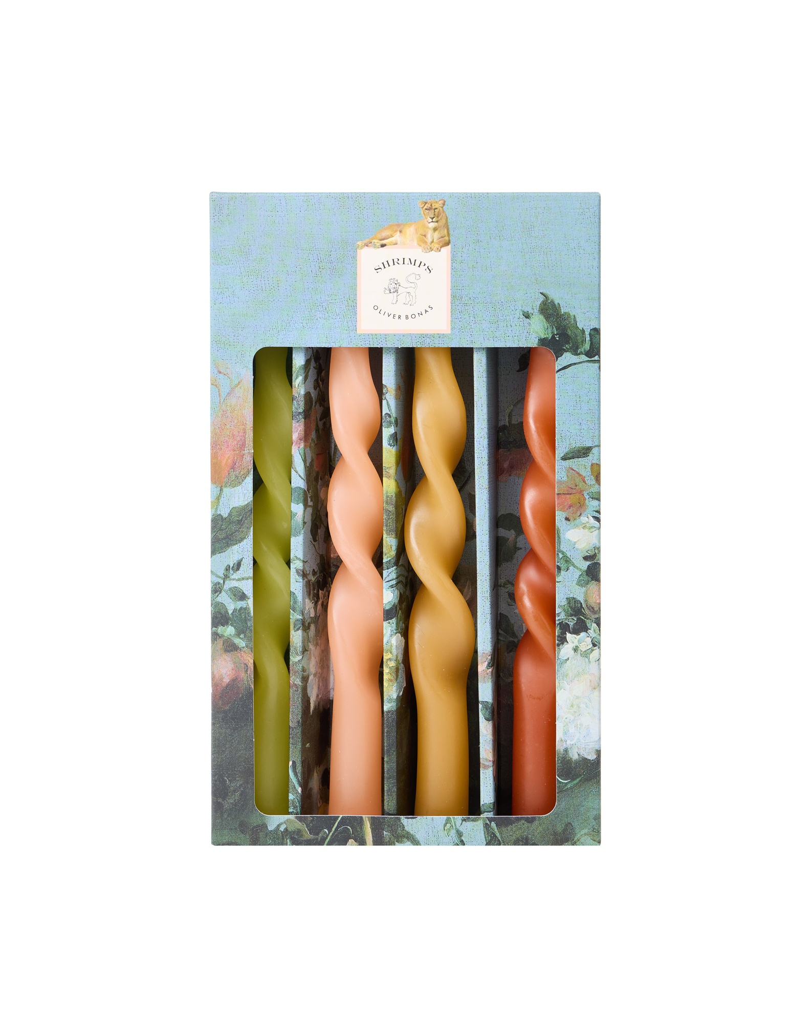 Shrimps X Oliver Bonas Dinner Candles Set Of Four