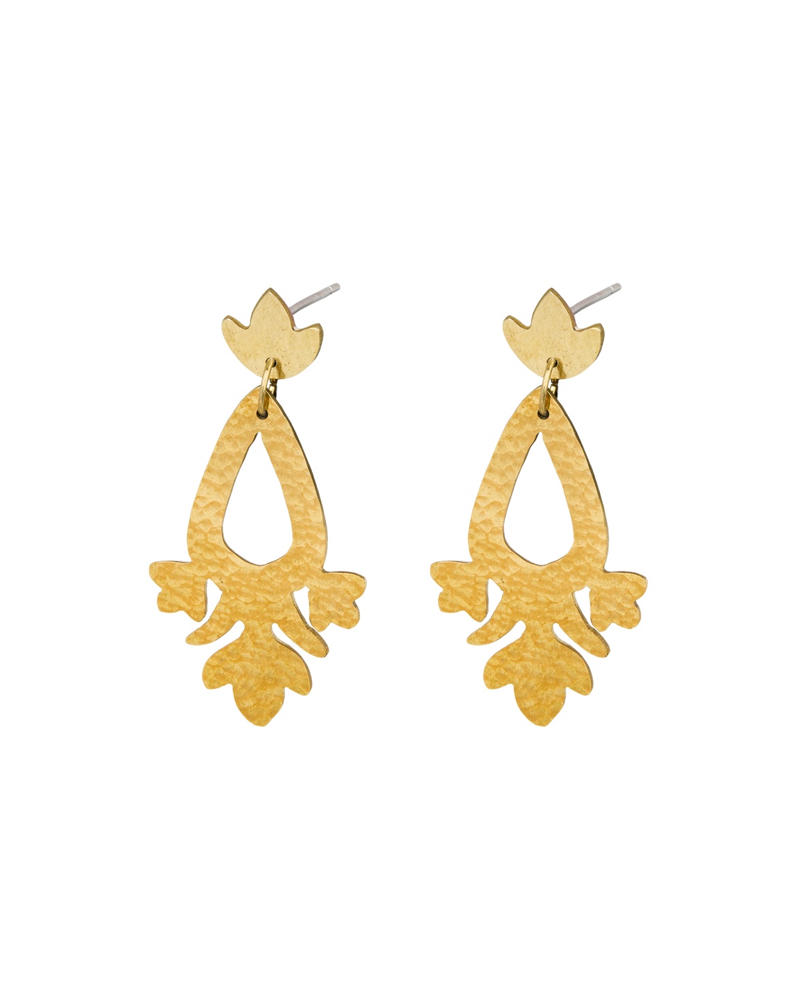 Just Trade x Oliver Bonas Priya Teardrop Leaf Earrings