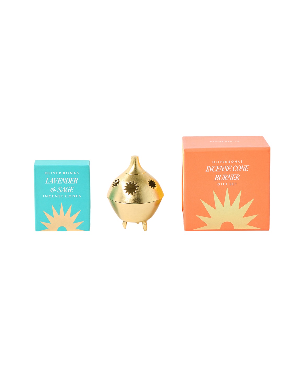 Soleil Incense Cones & Burner Gift Set