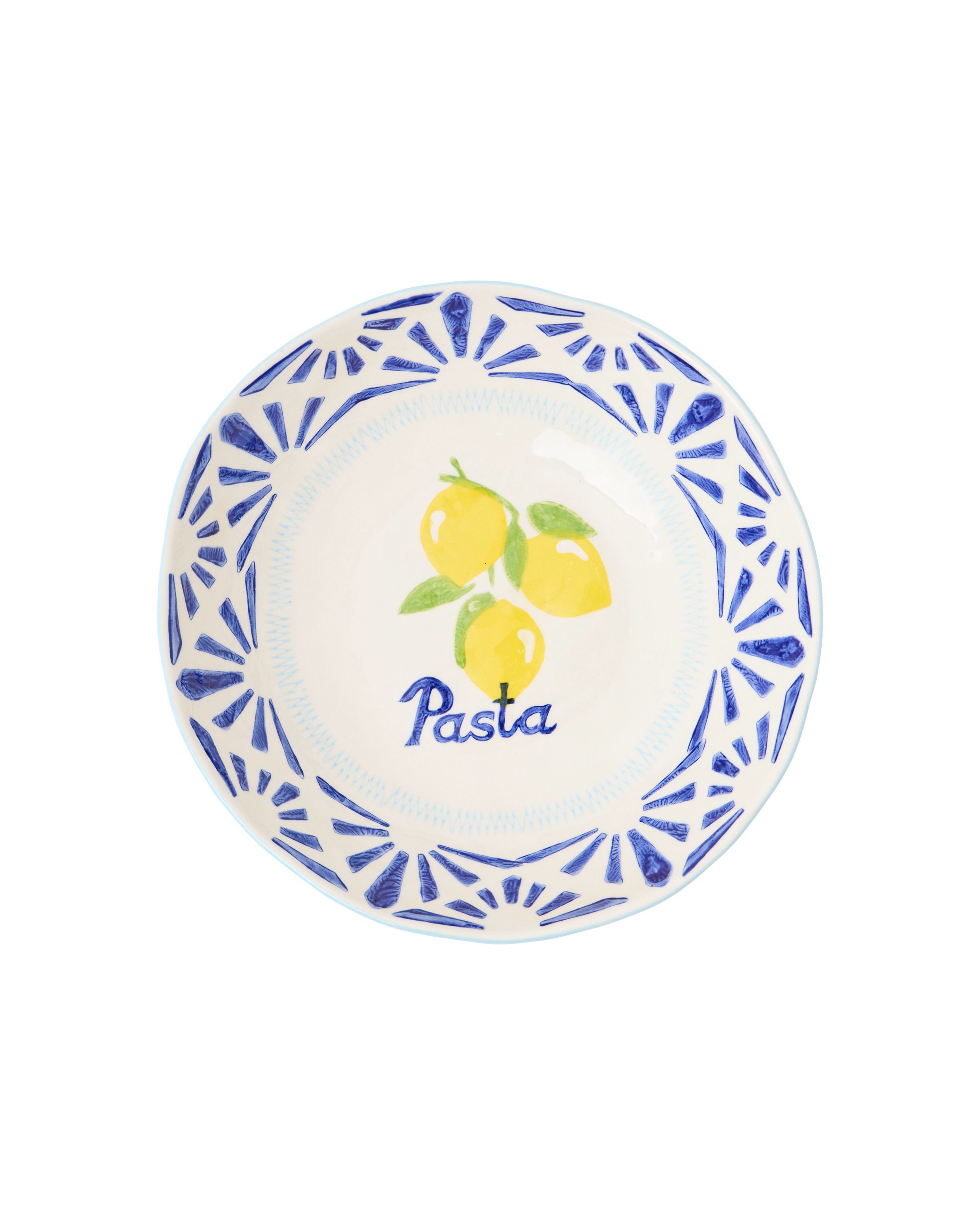 Lemon Ceramic Pasta Bowl