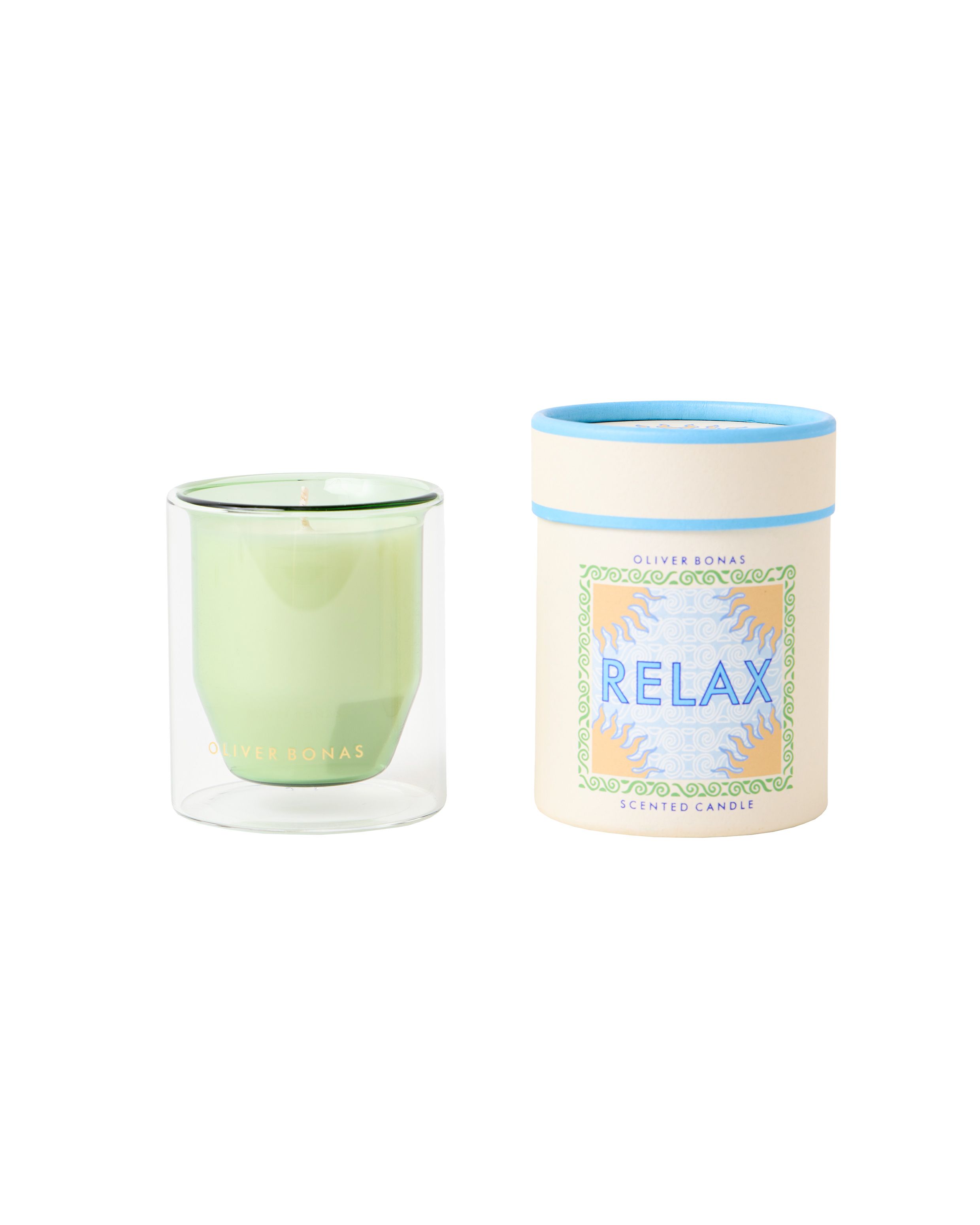 Relax White Jasmine Scented Candle