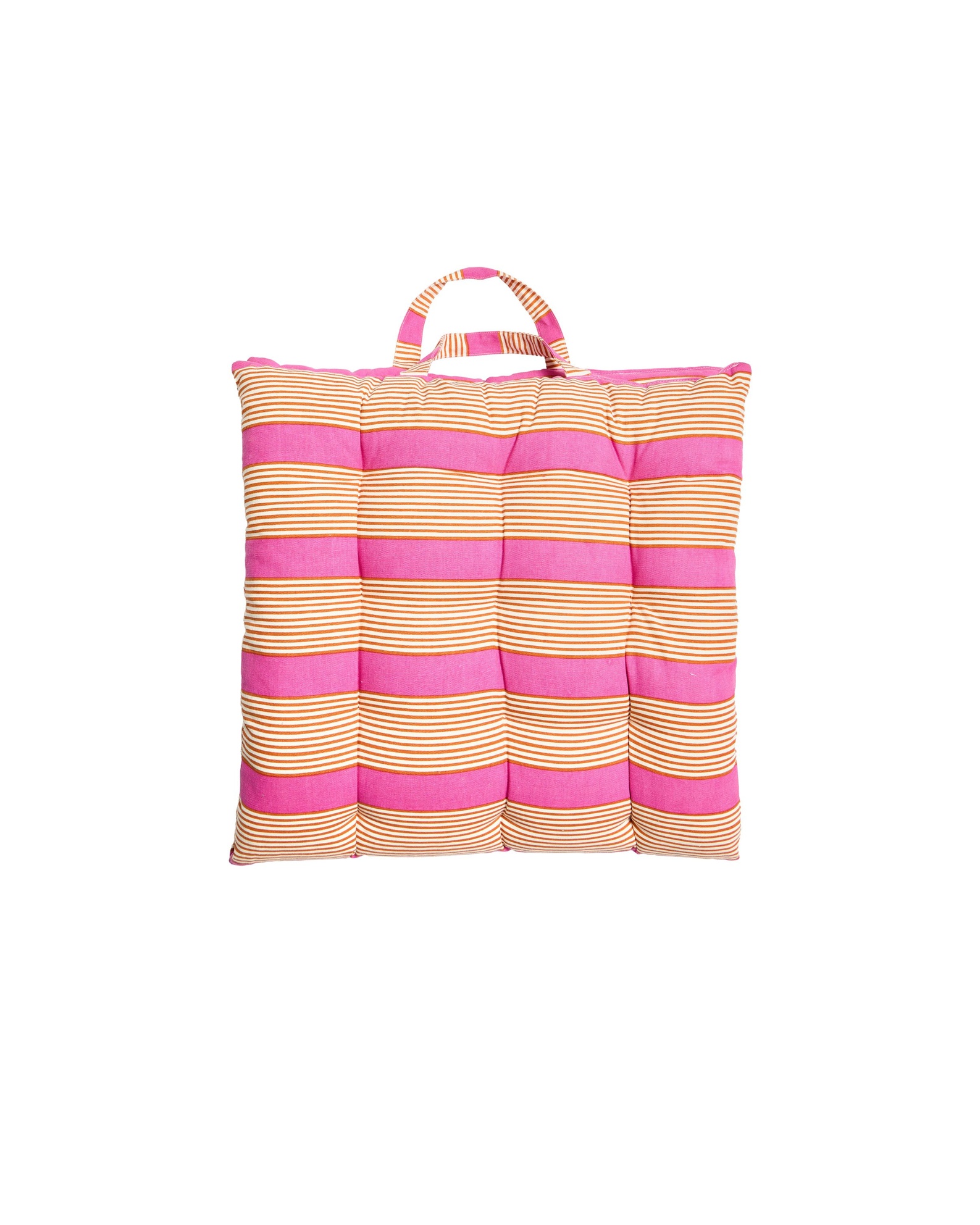 Pink Striped Padded Seat Pad