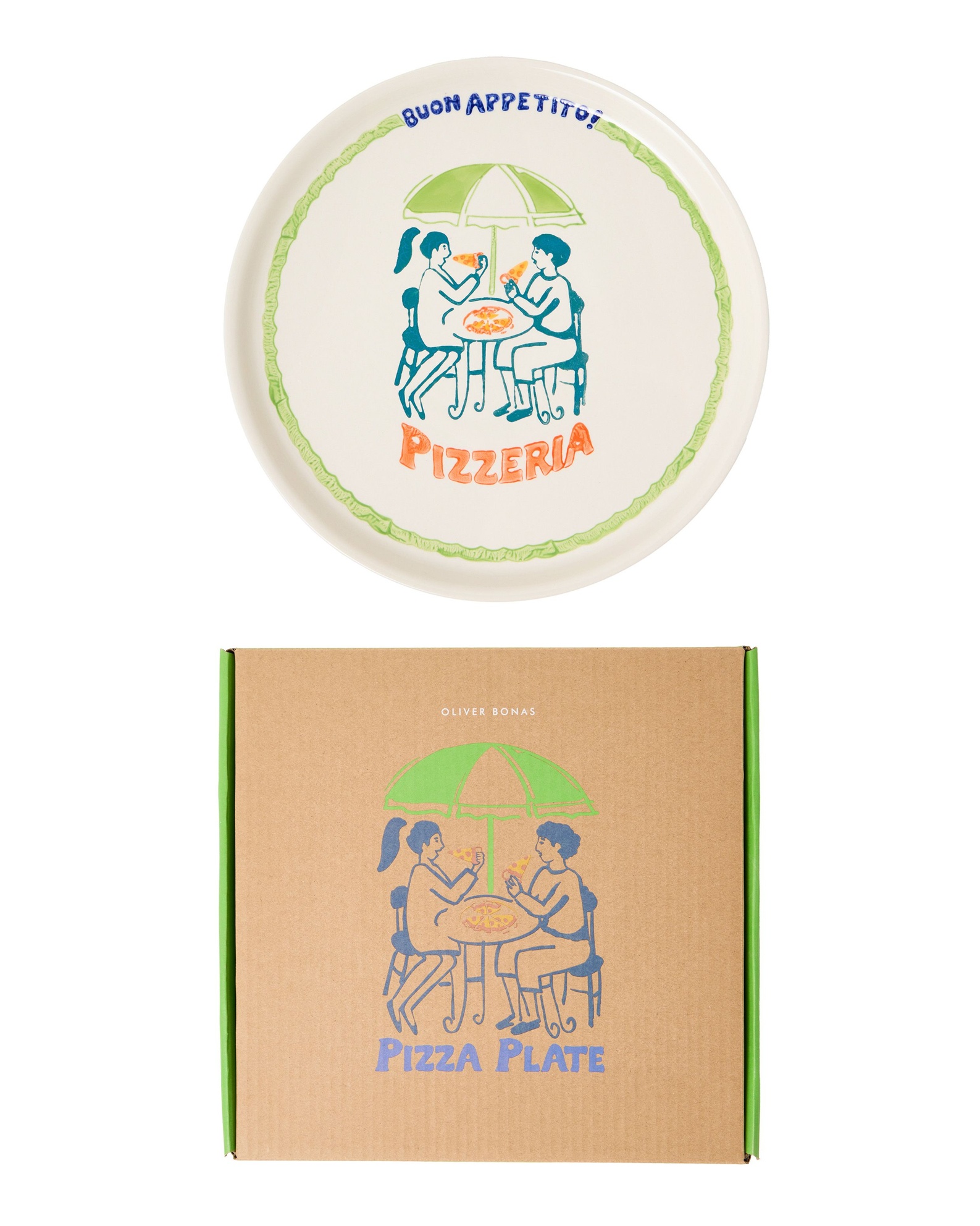 Pizzeria Ceramic Serving Plate