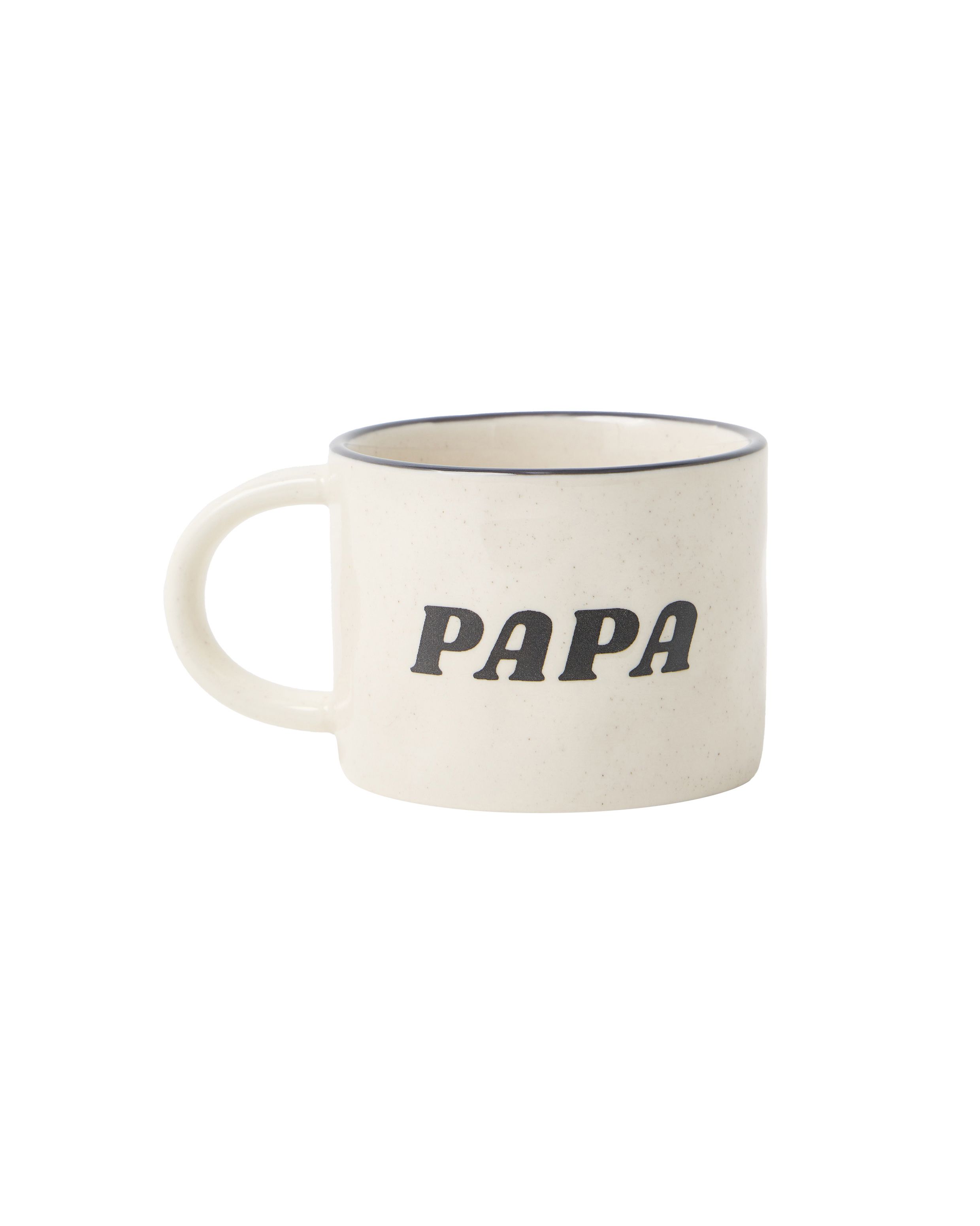 Charcoal Speckled Papa Ceramic Mug
