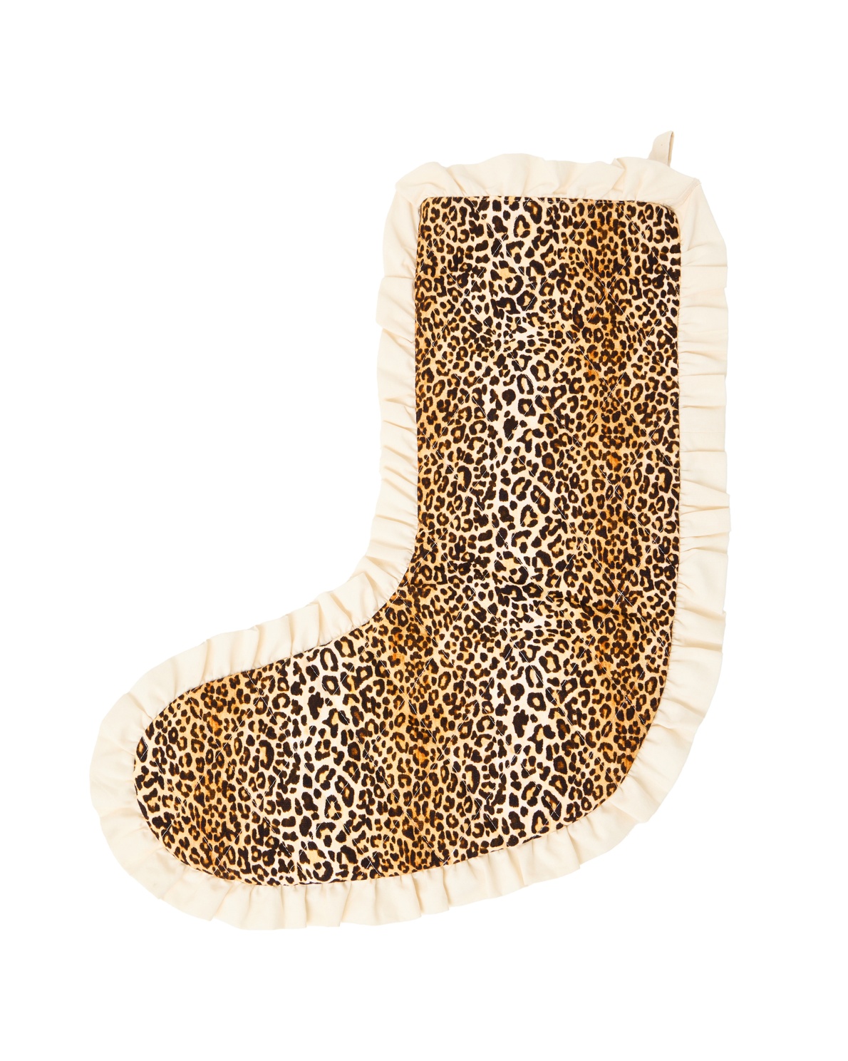Leopard Print Christmas Stocking