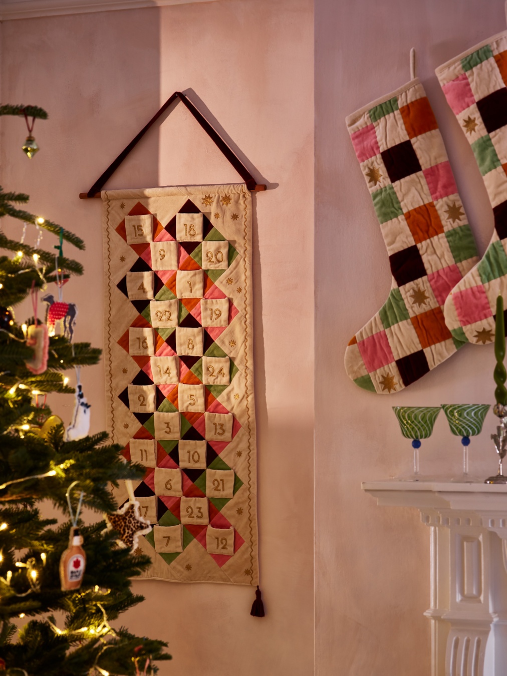 Velvet Patchwork Advent Calendar