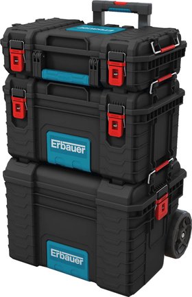 Erbauer Connecx Modular Storage 3 piece Toolbox set