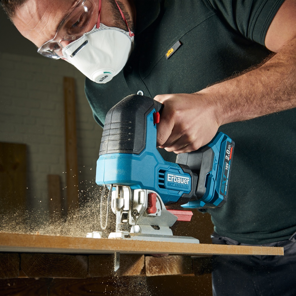Erbauer 18V EXT Keep Cool Brushless V2 Cordless Jigsaw (Bare Tool) - ERI1087JSW