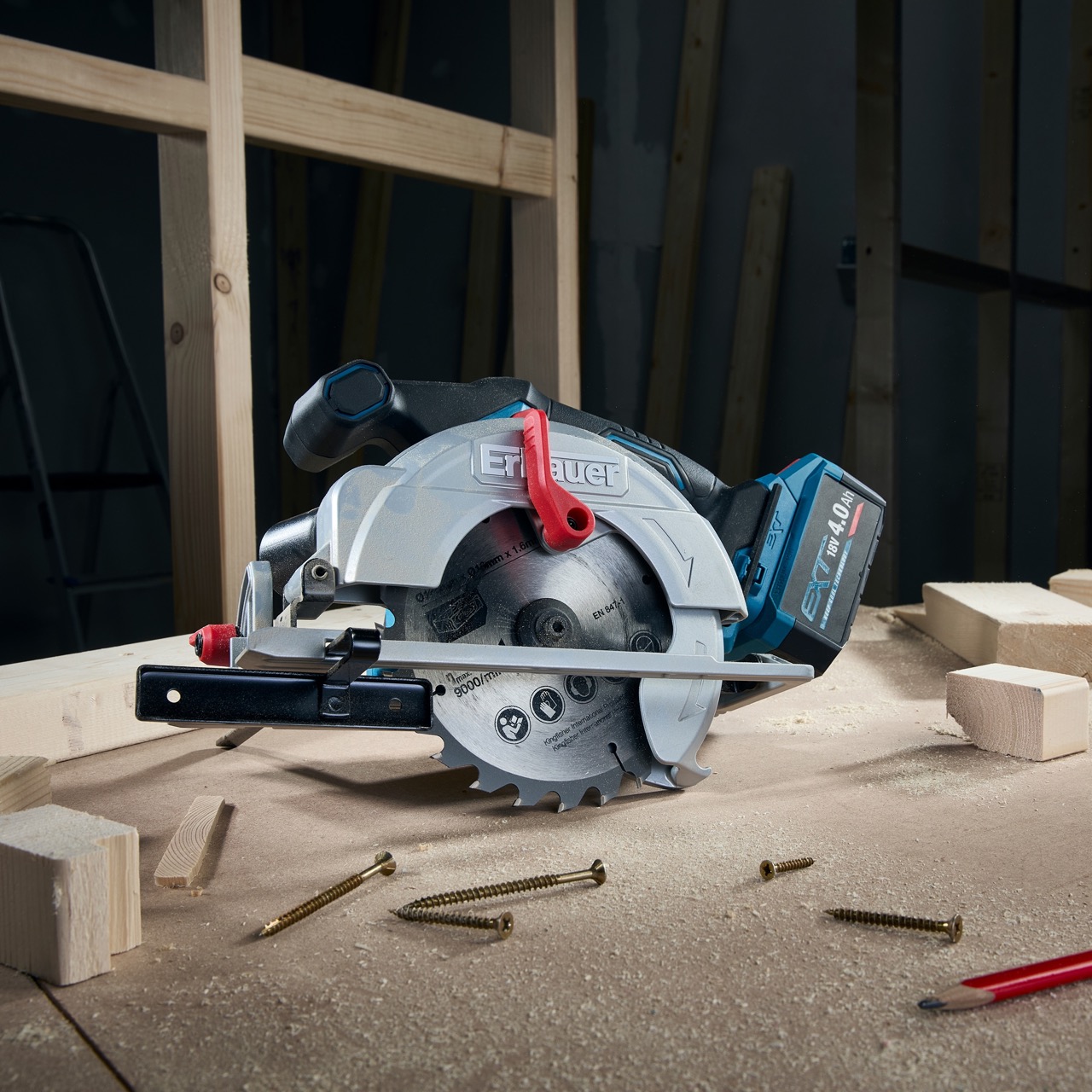 Erbauer 18V 165mm Cordless Circular saw (Bare Tool) - ERI1085CSW
