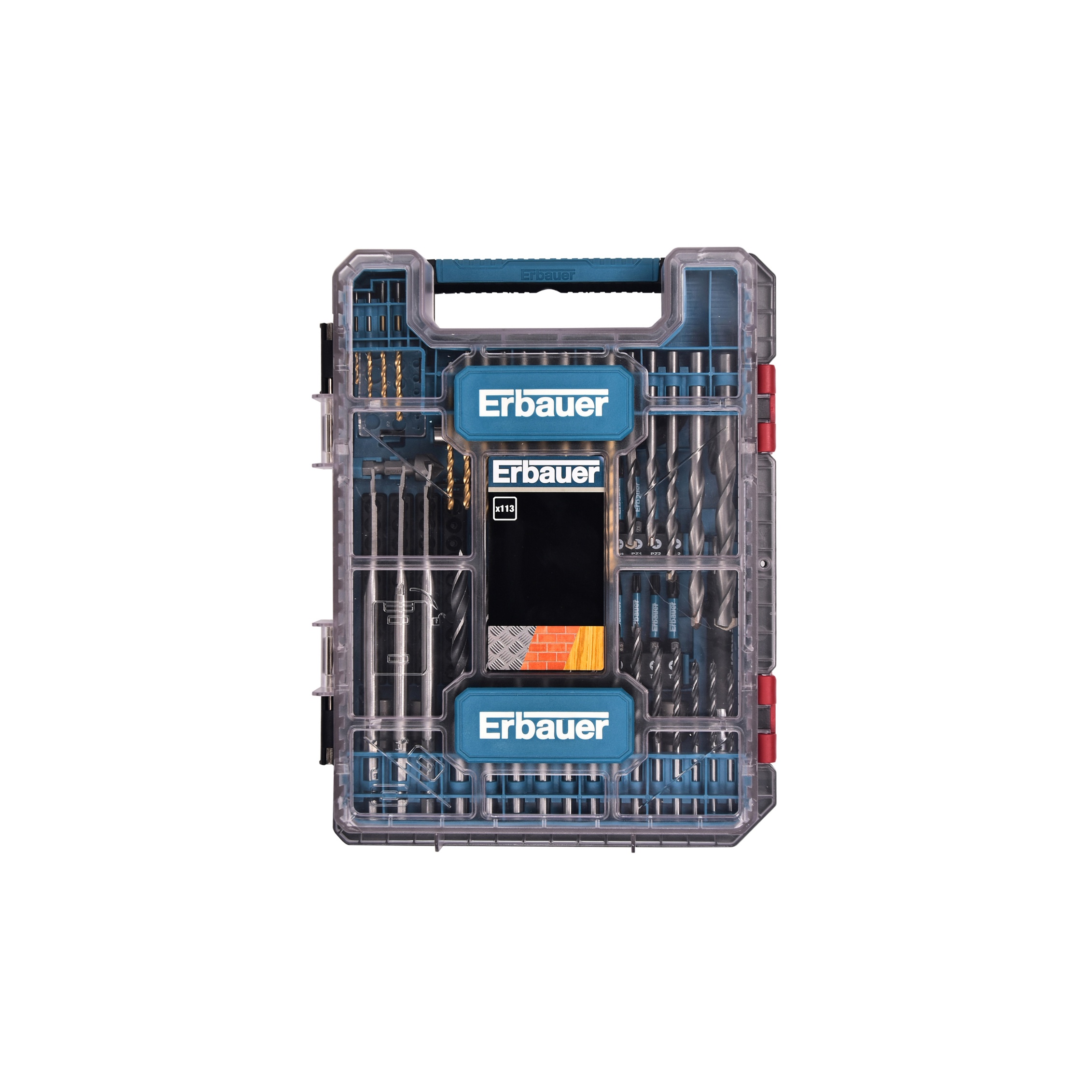 Erbauer Multi-purpose Drill bit set (113 piece)