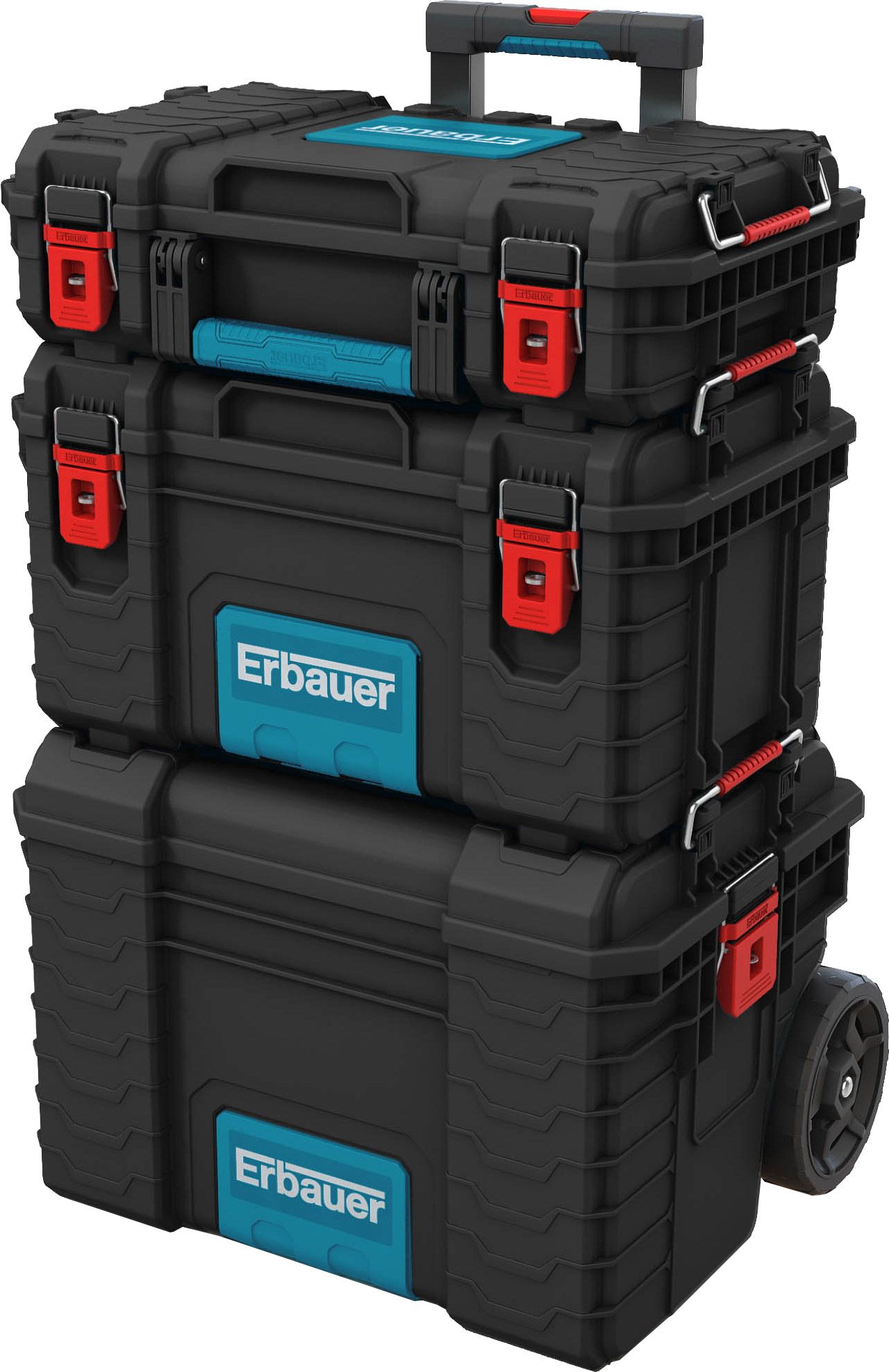 Erbauer Connecx Modular Storage 3 piece Toolbox set