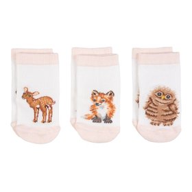 Little Forest Woodland Animal Baby Socks