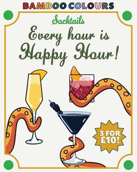 Every Hour Is Happy Hour Poster Insta