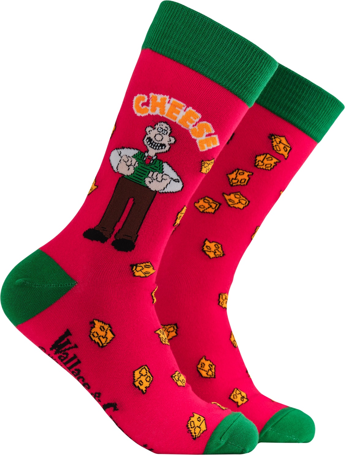 Wallace Cheese Socks - Socktopus X Wallace & Gromit