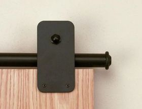 Rectangle Door Strap | For Rolling Doors | Matt Black