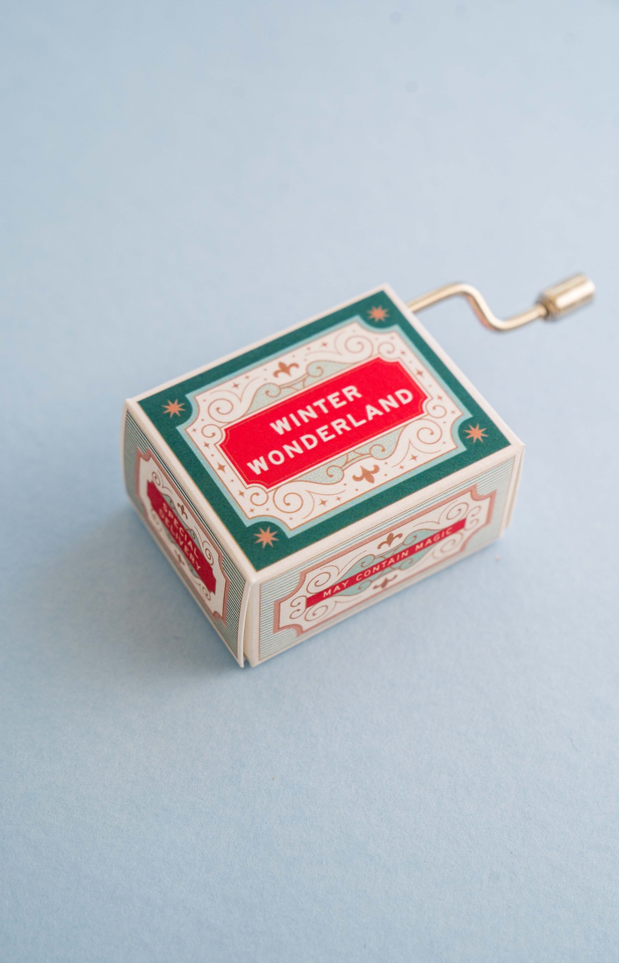 April & White Music Box