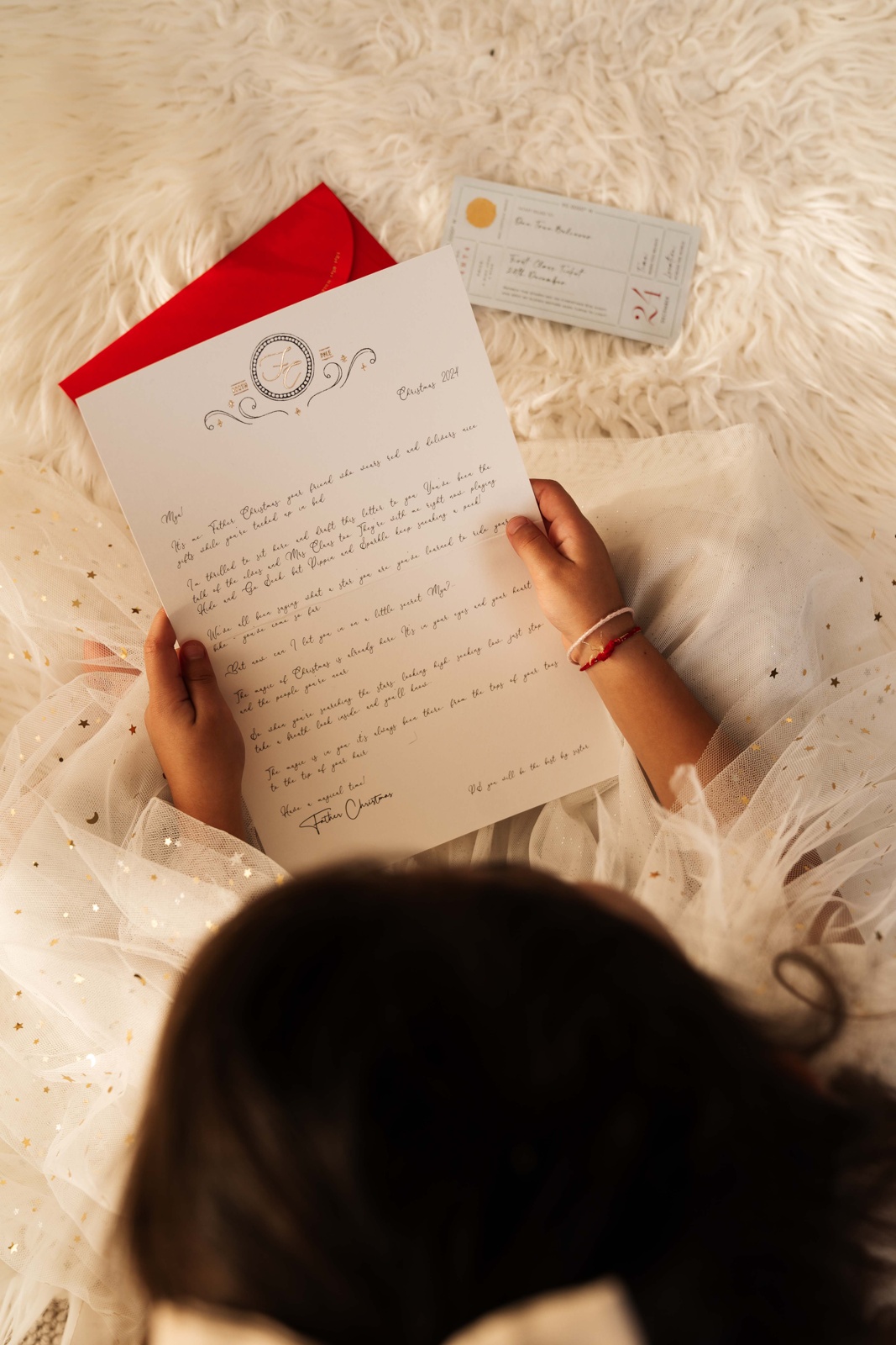 Father Christmas Letter from April & White