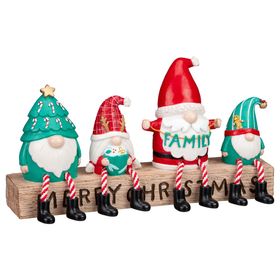 Gonk Family Christmas Sign