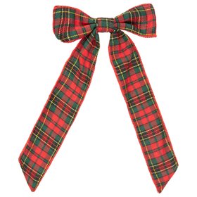 3PK TARTAN BOWS