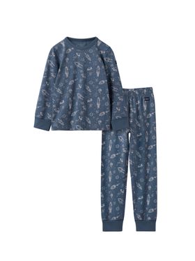 Kids Navy Spaceship Pyjamas Two-Piece