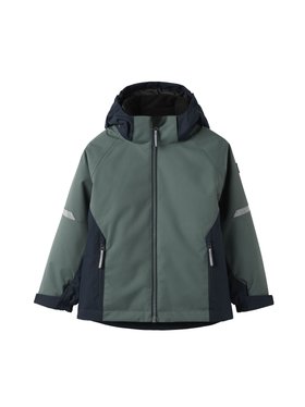 Waterproof Padded Kids Jacket ICY - Dark Green
