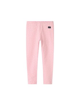 SS26 Kids Organic Cotton Leggings - Pink Polka Dot