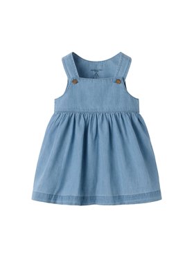 SS26 Pinafore Denim Baby Dress