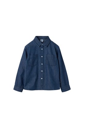SS26 Kids Long Sleeve Shirt - Navy