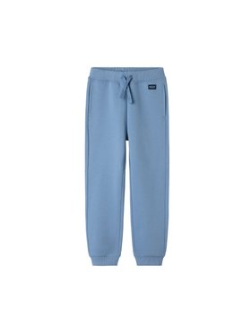 SS26 Kids Organic Cotton Plain Joggers - Blue