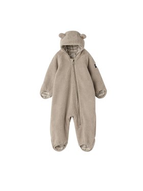 SS26 Baby Pile Teddy Sherpa Fleece Overall CIRRUS - Taupe