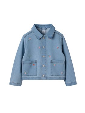 SS26 Denim Jacket with Floral Print