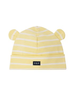 SS26 PO.P Stripe Baby Hat - Yellow