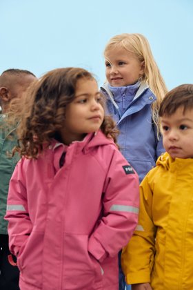 SS26 Kids Waterproof Shell Jacket STORMY - Yellow, Pink, Purple, Green