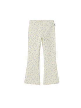SS26 Kids Flared Bootcut Leggings - Lemon Floral