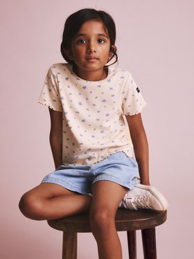 SS26 Kids Organic Cotton T-Shirt - Floral