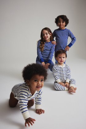 PO.P 50 COLLECTION Kids Stripes, Baby Bodysuit and Sleepsuit