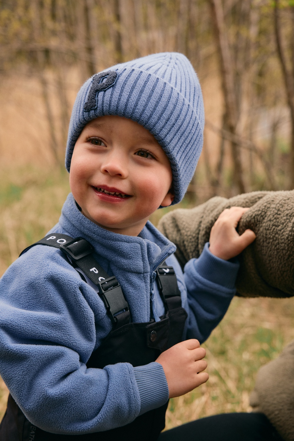 Ribbed Beanie With 