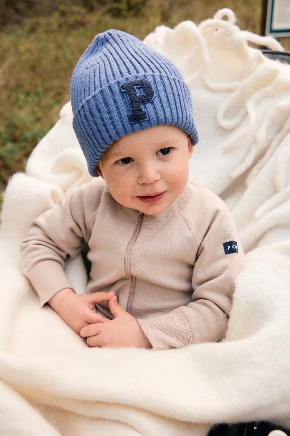 Ribbed Beanie With 