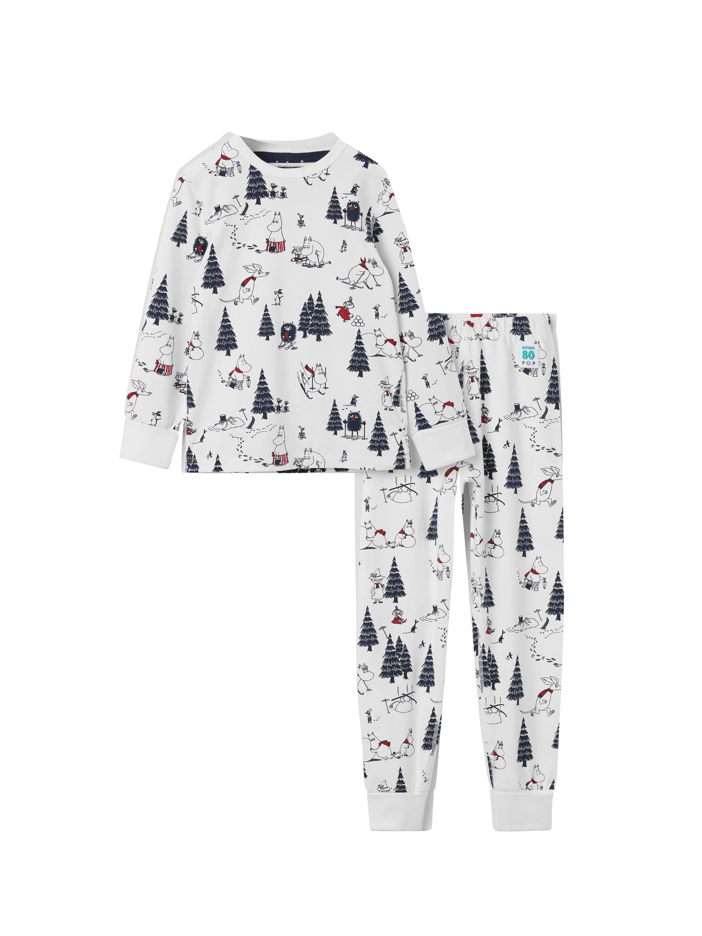 PO.P MOOMIN 80 Collection Kids Pyjamas - Family Matching