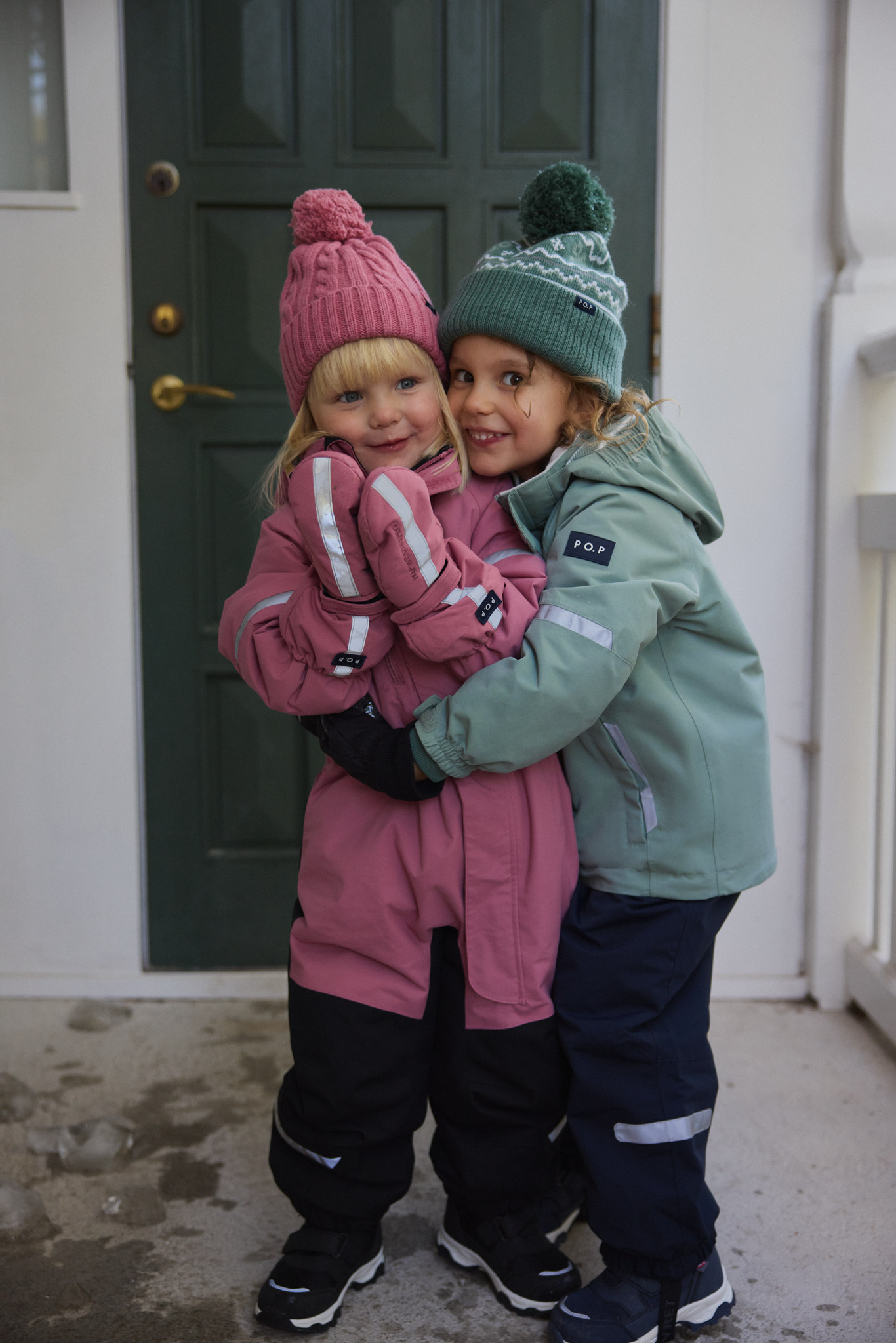 SNOWY Waterproof Padded Overall Pink and Snowy Padded Jacket