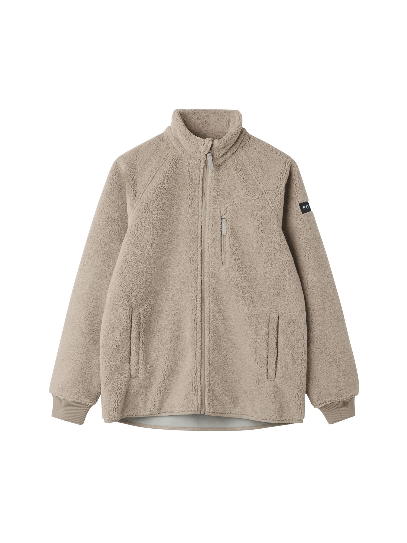 SS26 Adult Pile Teddy Sherpa Fleece Jacket - Beige