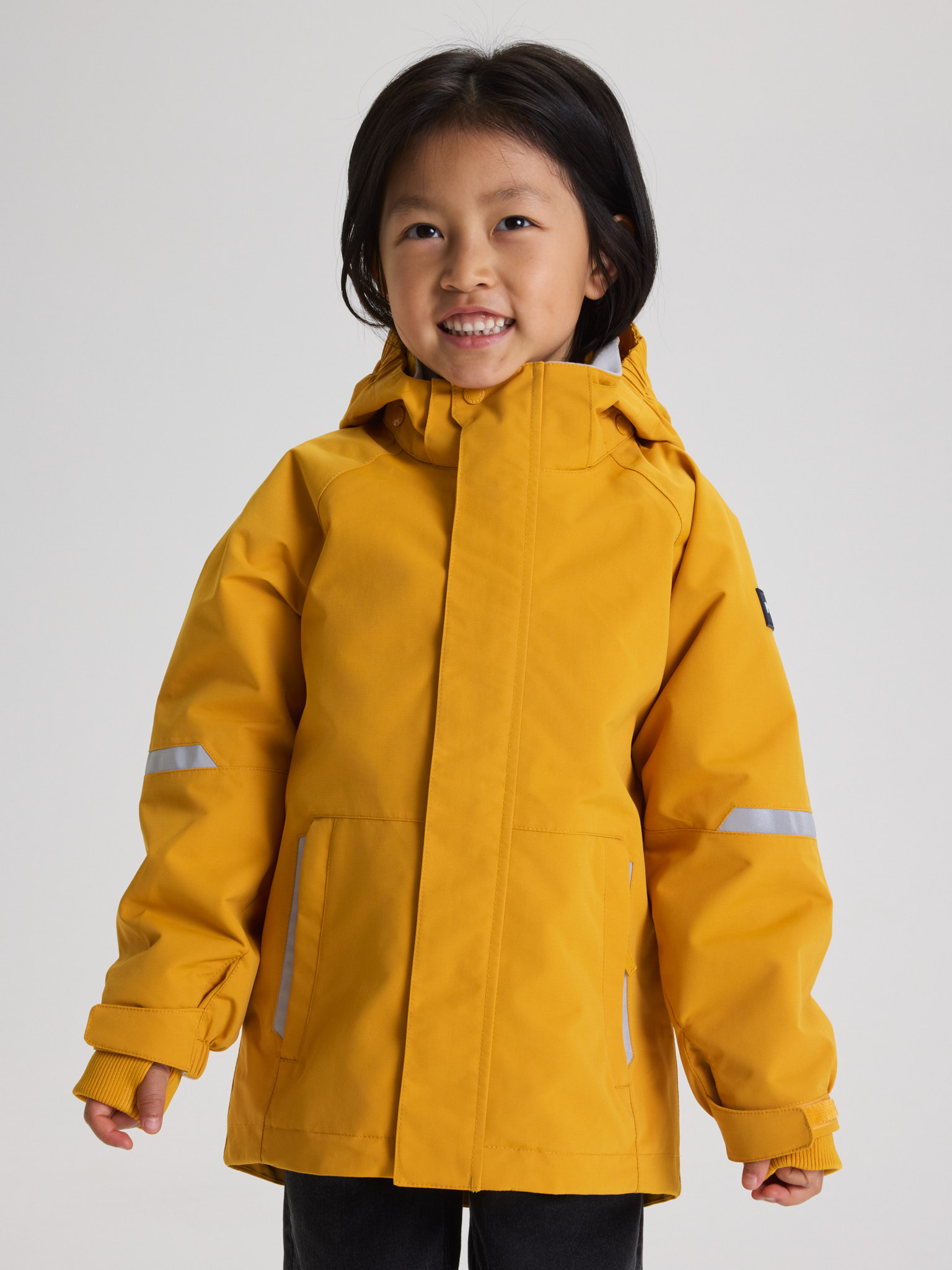 SS26 Kids Waterproof Shell Jacket STORMY - Yellow