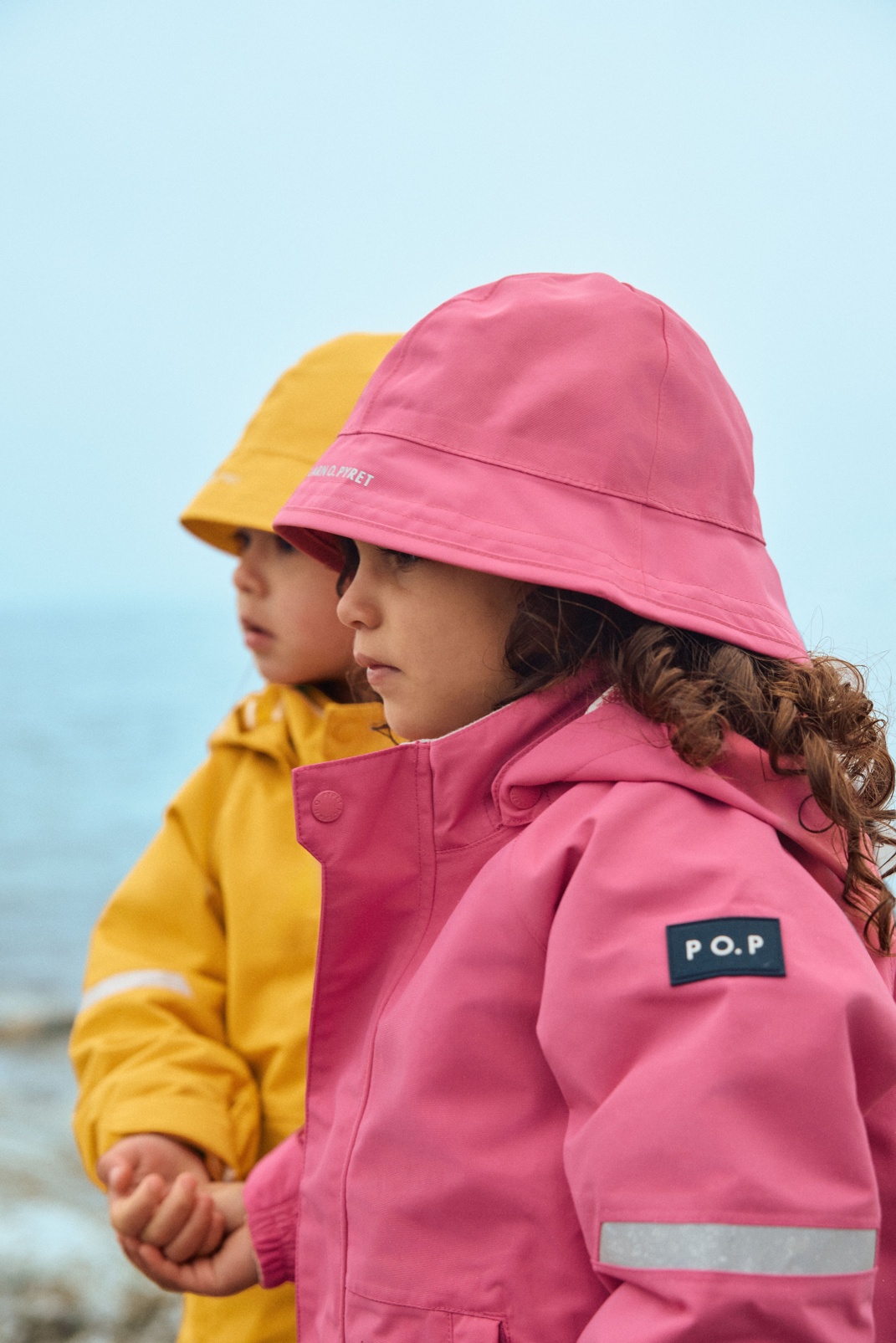 SS26 Kids Waterproof Shell Jacket STORMY - Yellow, Pink