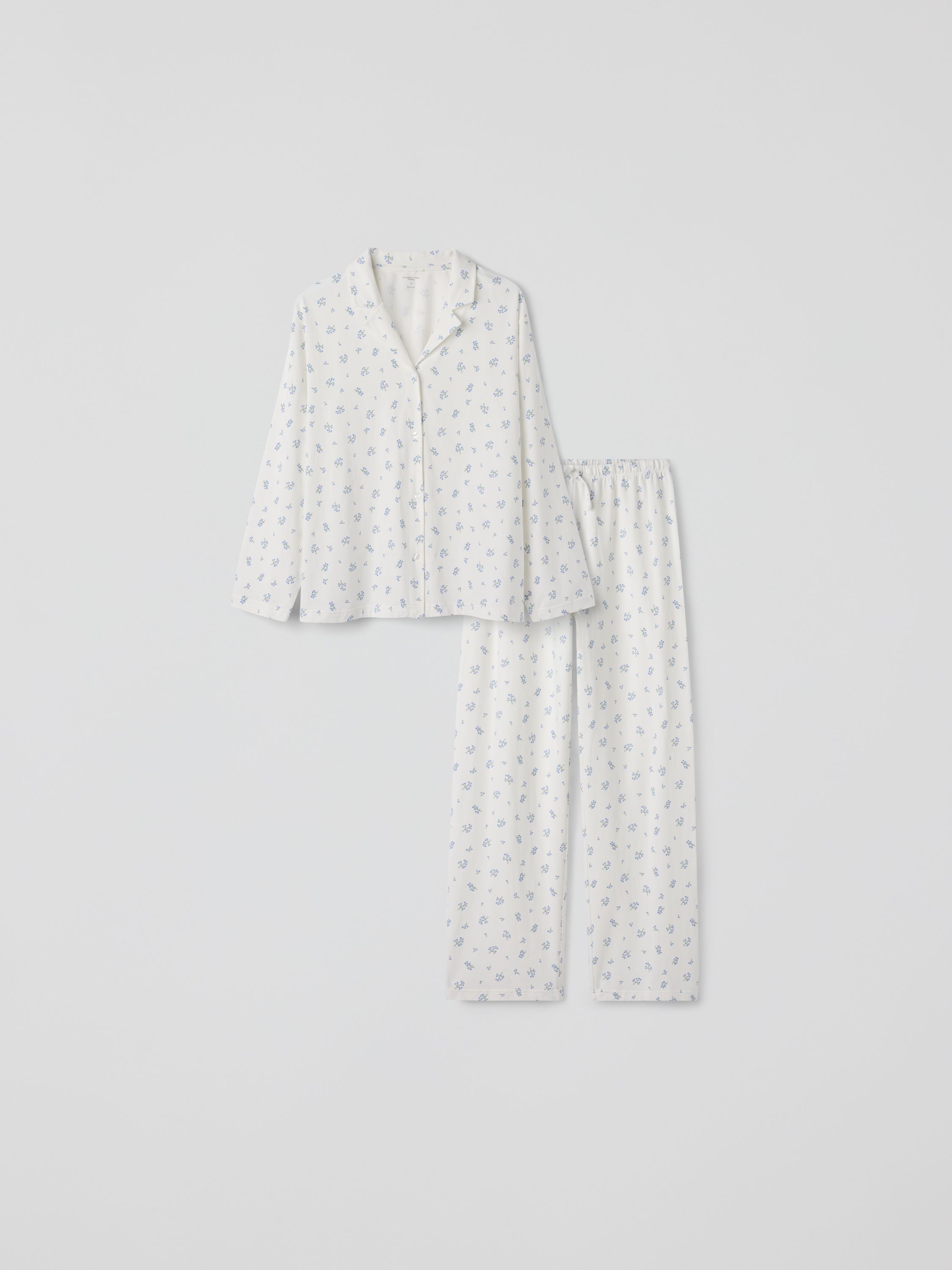 SS26 Adult Floral Maternity Pyjama - Organic Cotton, Perfect Gift for Mum To Be