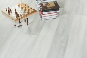 Lusso Bari Alpine Birch Plank Glue Down LVT Vinyl Flooring