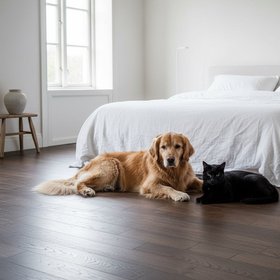 Modena Black Washed Brushed & Lacquered Engineered Oak 125mm