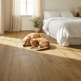 Trento Distressed Oiled Golden Engineered Oak 220mm