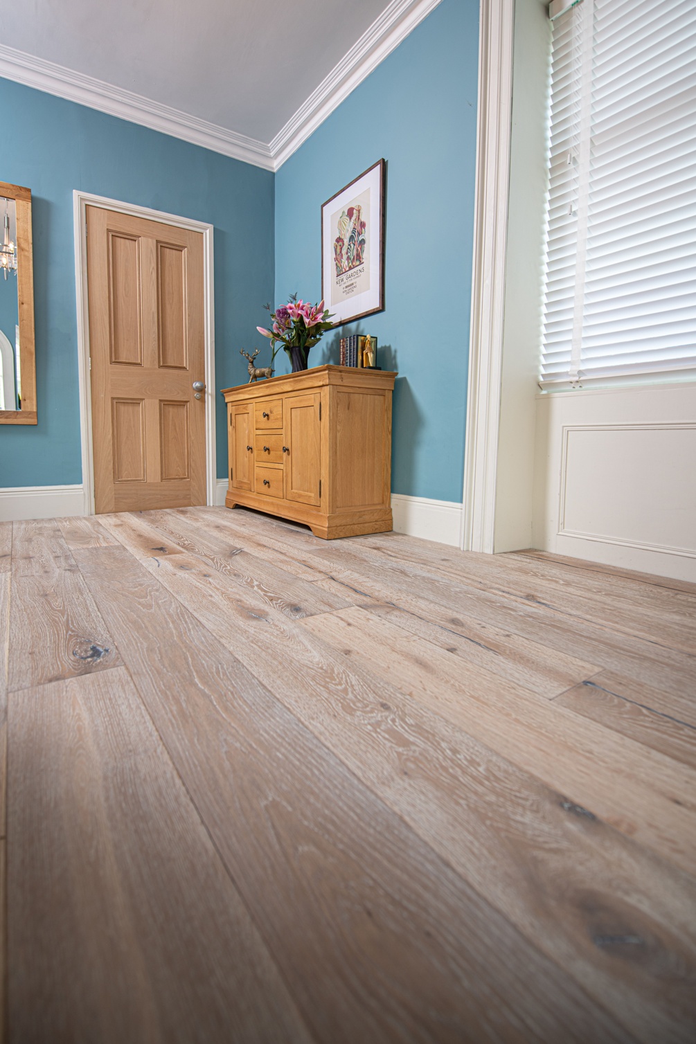 Lusso Trento Distressed Oiled Grey Engineered Oak 220mm